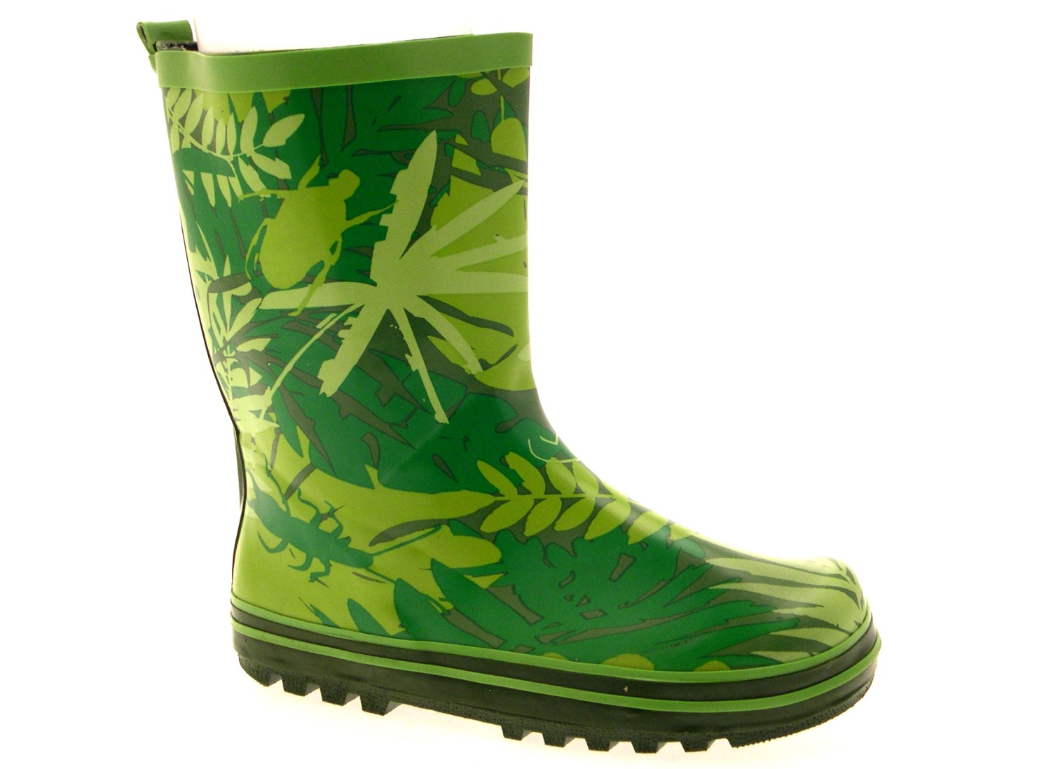 KIDS BOYS GIRLS CHILDRENS LEAF GARDEN PLAY WELLIES WELLINGTON BOOTS ...